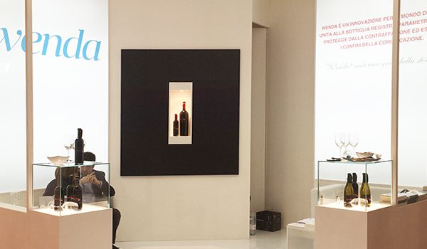 The result is a small, jewel-like wall with a “hero” product placed at the centre - a totally innovative idea!